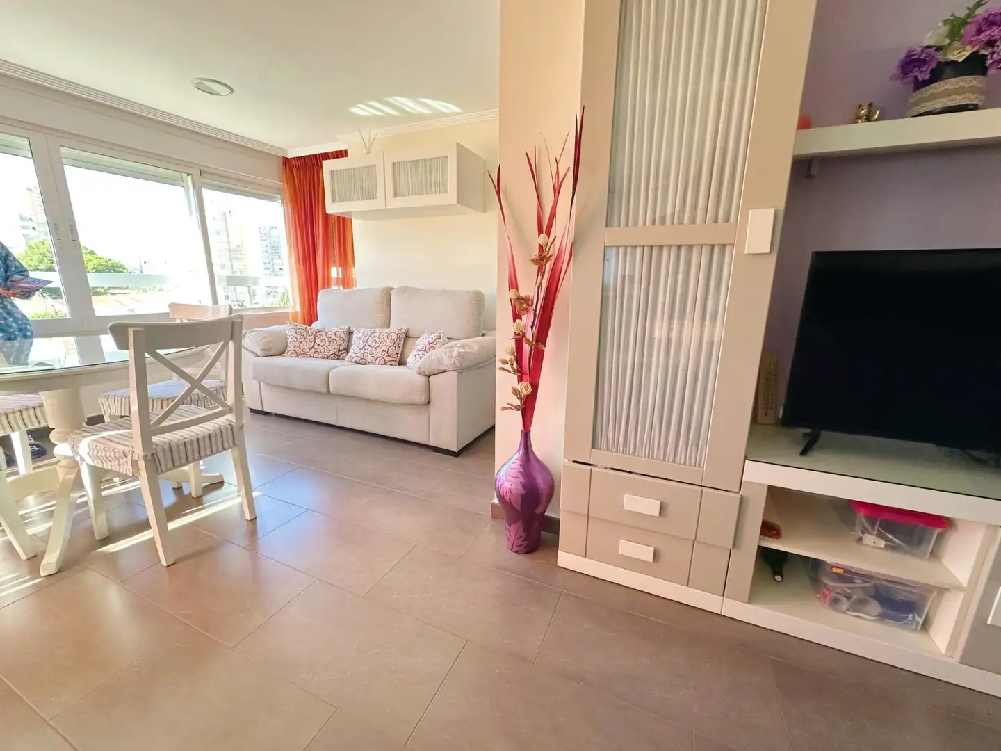 Living room of Apartments for rent in Benidorm  with Air Conditioner, Heating and Private garden