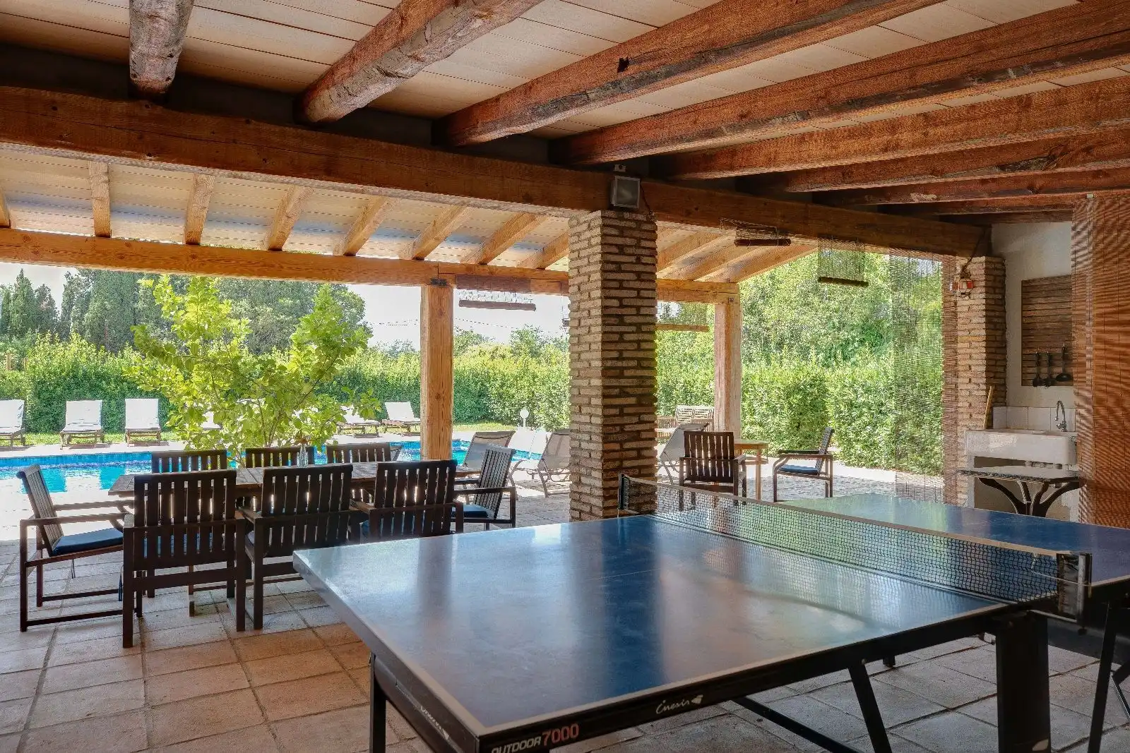 Terrasse von Gebäude zur Miete in Bordils, Girona