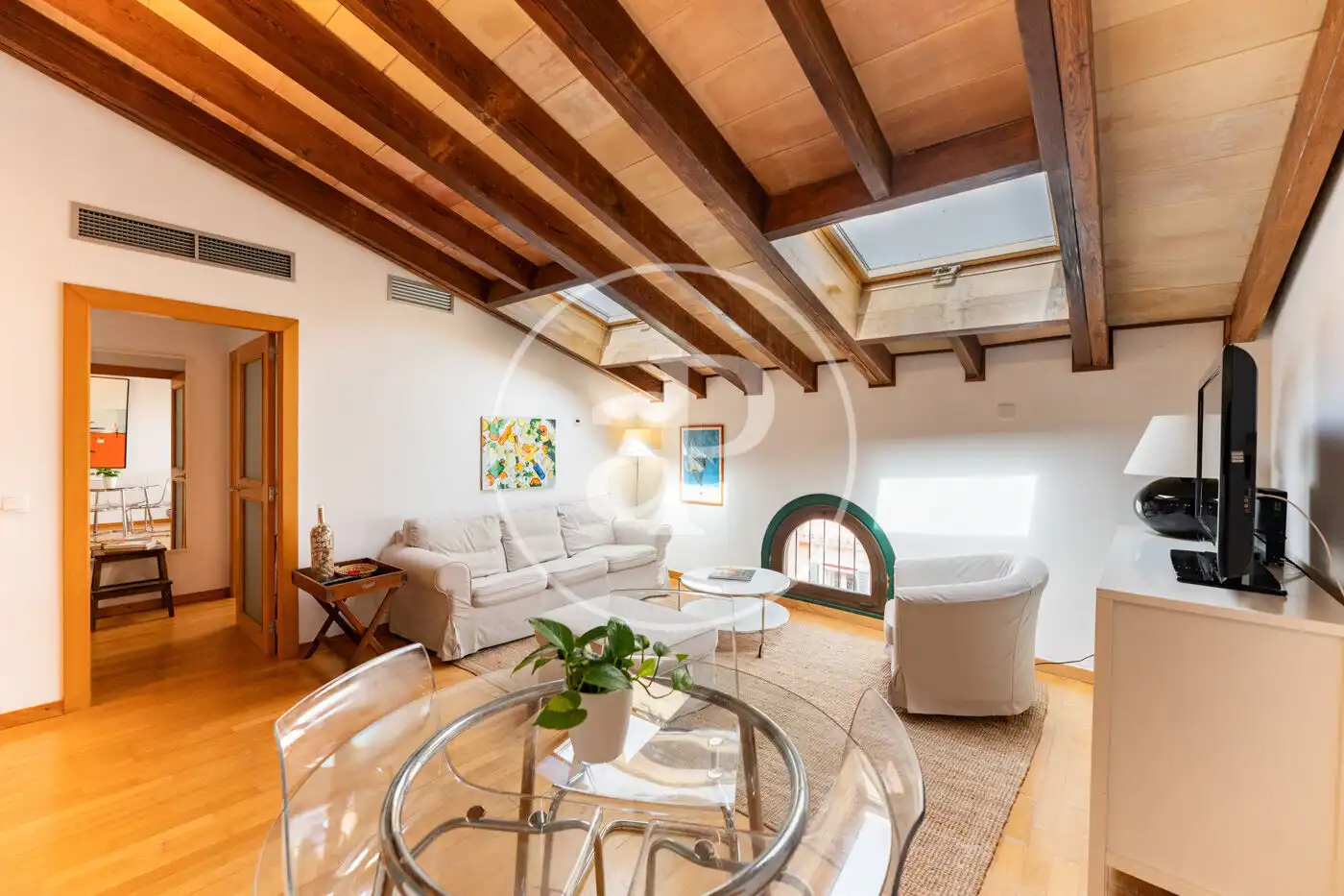 Sala d'estar de Pis en venda en  Palma de Mallorca amb Aire condicionat, Calefacció i Moblat