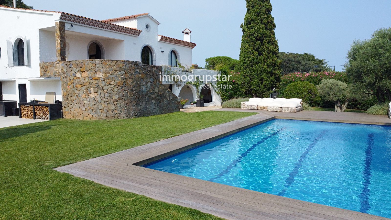 Swimming pool of House or chalet for sale in Calonge i Sant Antoni  with Air Conditioner, Heating and Private garden
