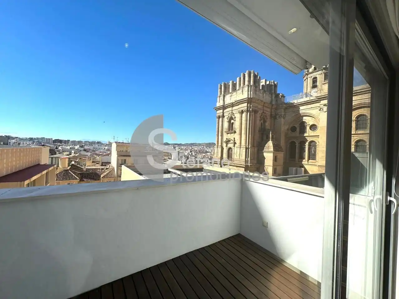 Terraza de Ático de alquiler en Málaga con Aire acondicionado, Calefacción y Parquet