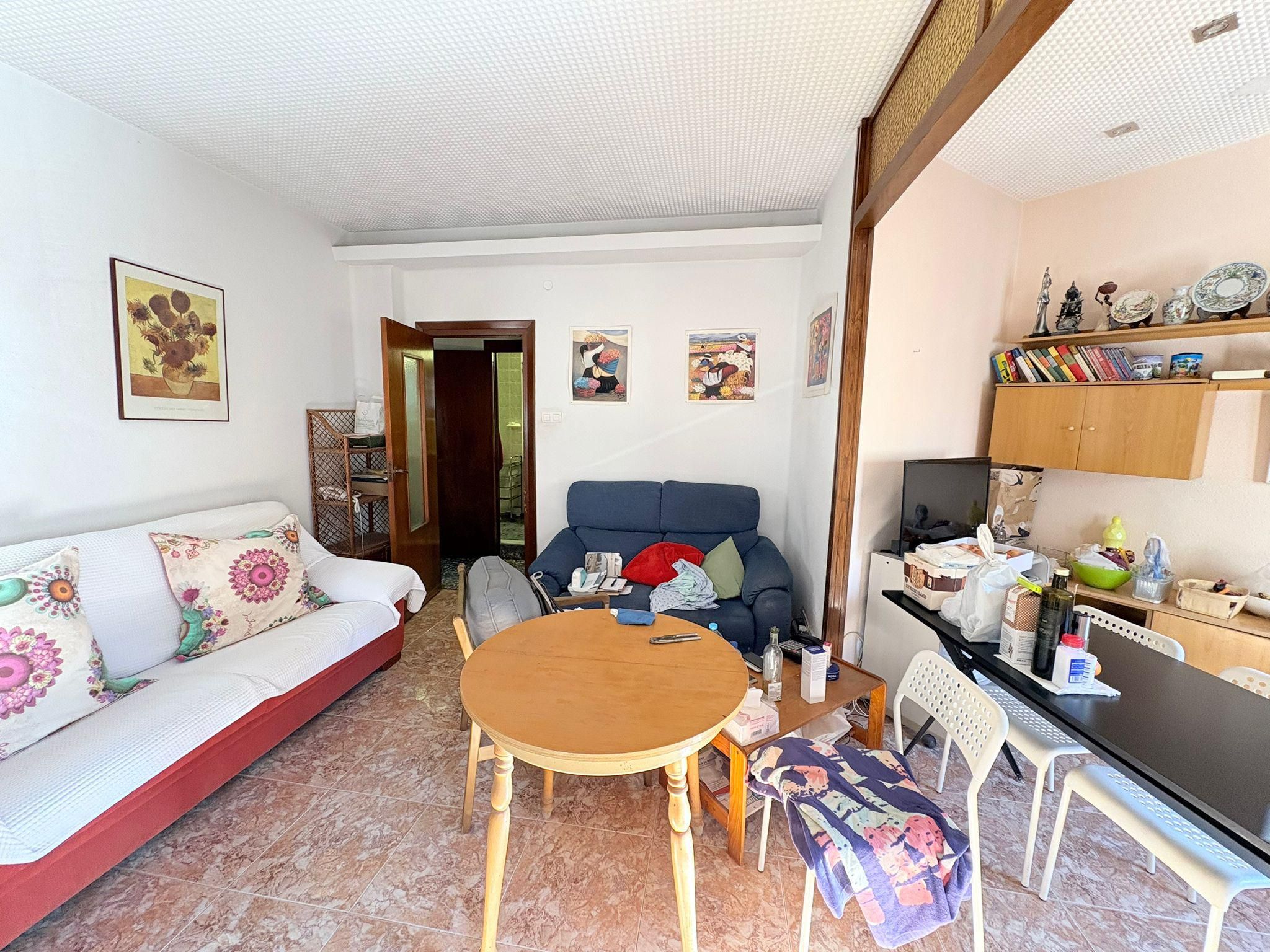 Living room of Flat for sale in  Valencia Capital  with Air Conditioner and Balcony
