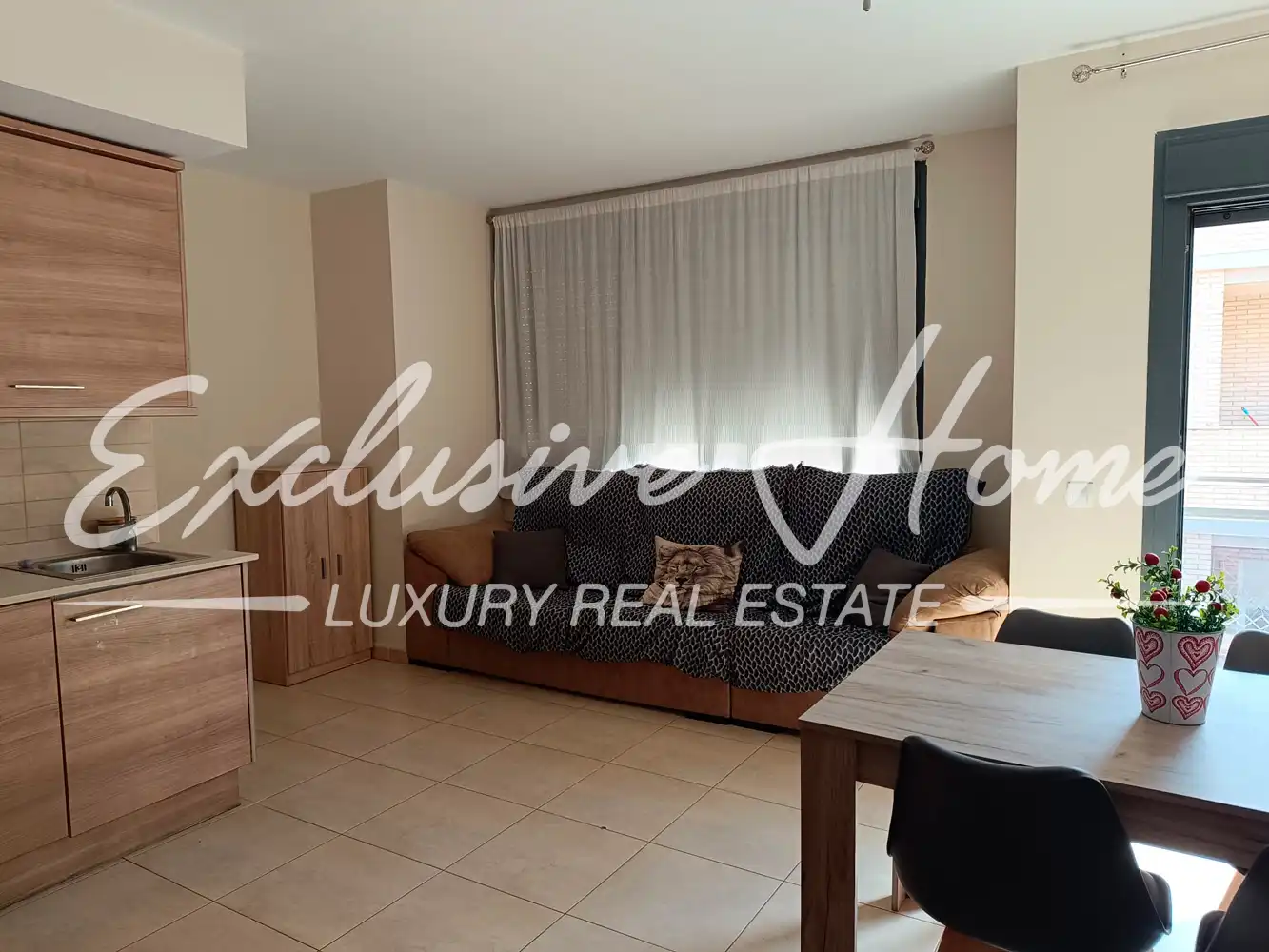 Living room of Attic for rent in Benicarló  with Air Conditioner, Terrace and Furnished