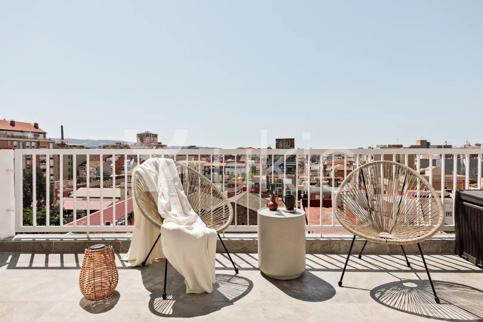 Terraza de Apartamento de alquiler en Barcelona con Aire acondicionado, Calefacción y Terraza