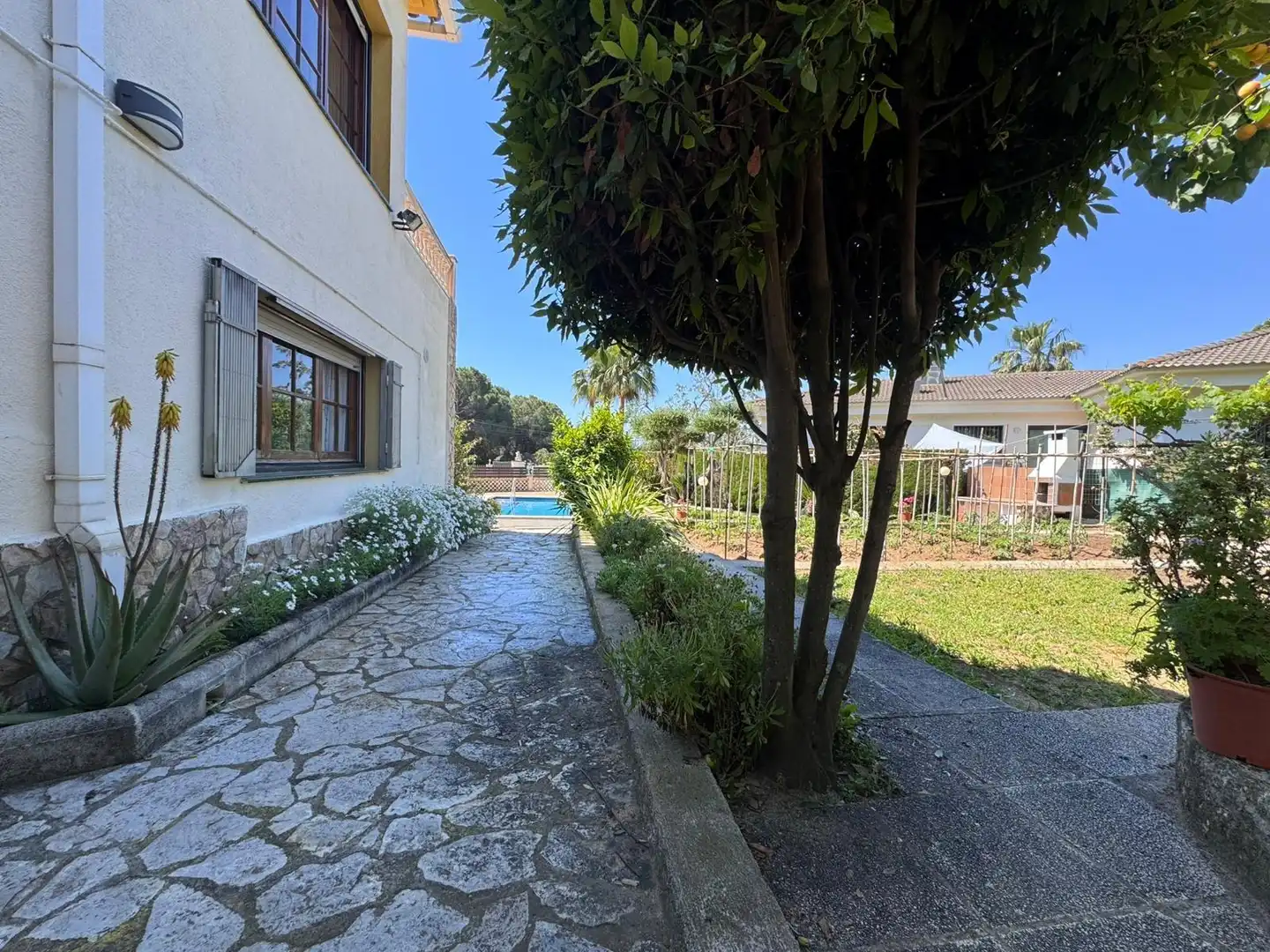 Jardín de Casa o chalet en venta en Lloret de Mar con Calefacción, Terraza y Trastero