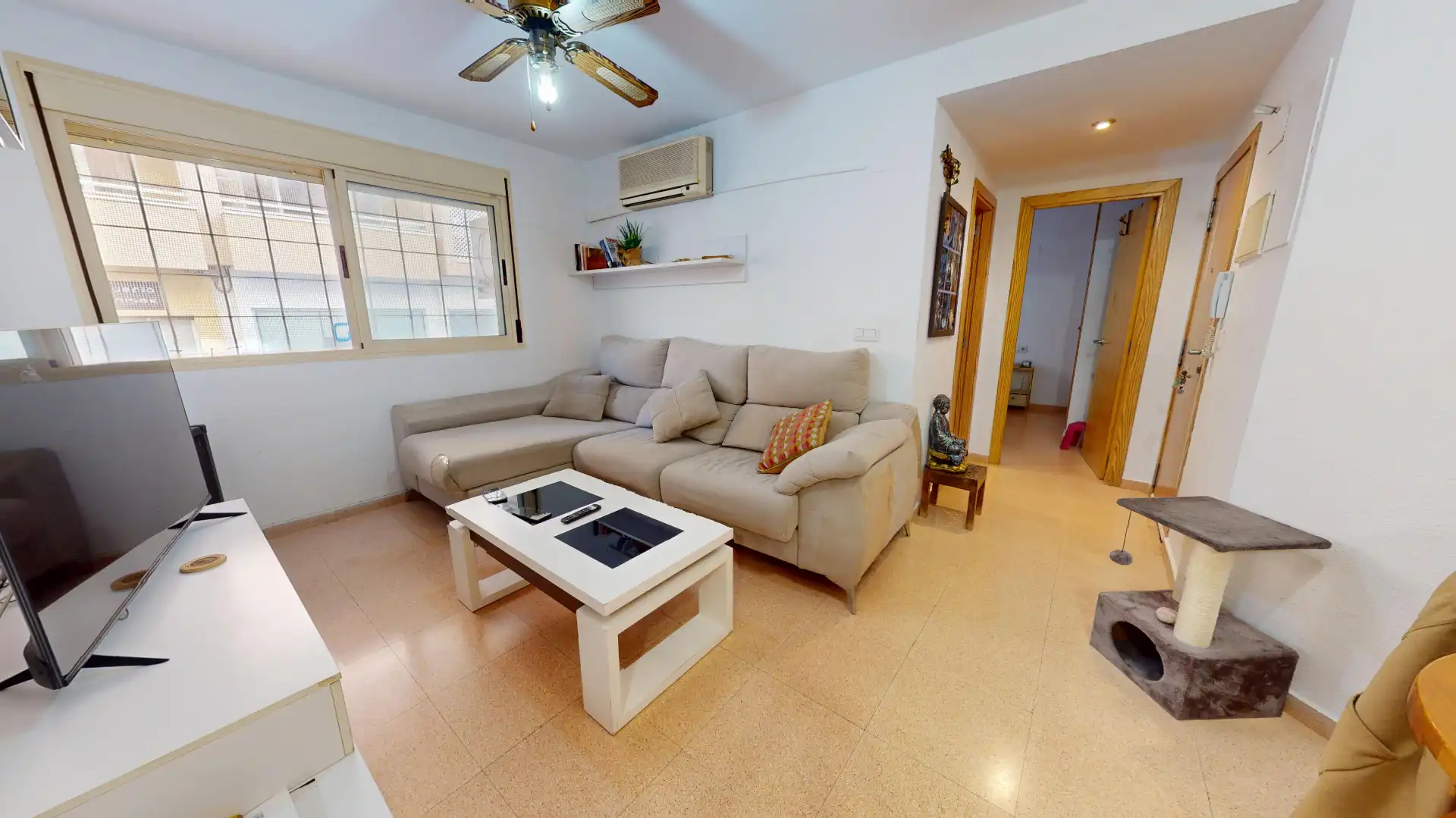 Sala de estar de Piso en venta en Sant Joan d'Alacant con Aire acondicionado, Calefacción y Trastero