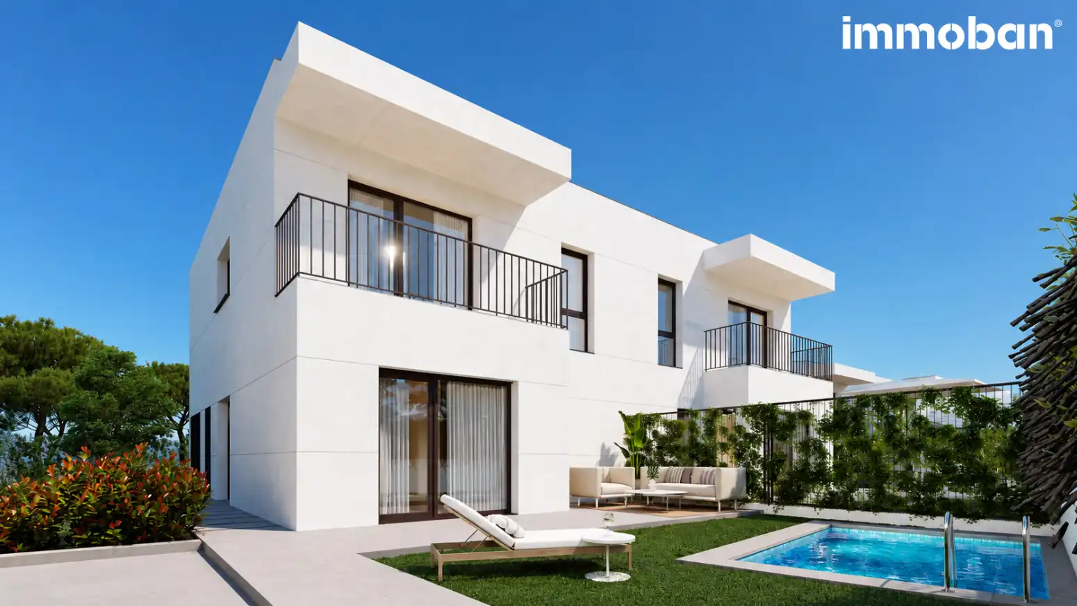 Vista exterior de Casa adosada en venta en Calafell con Jardín privado, Parquet y Terraza
