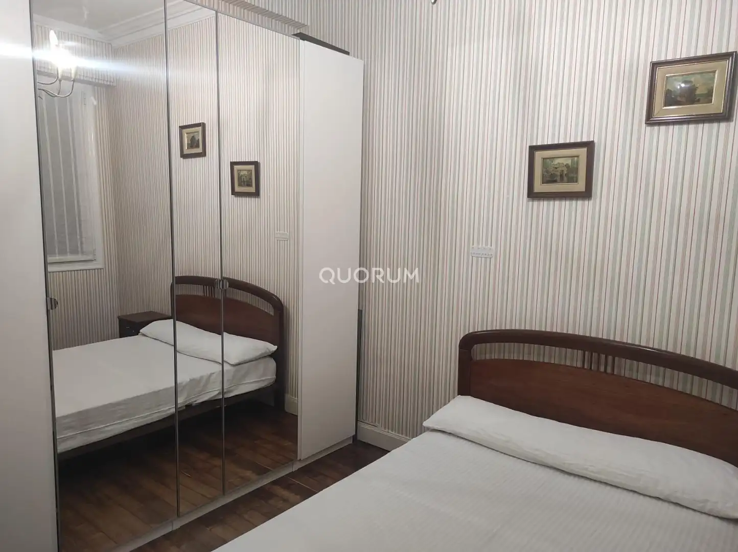 Schlafzimmer von Wohnung zur Miete in Bilbao  mit Heizung und Möbliert