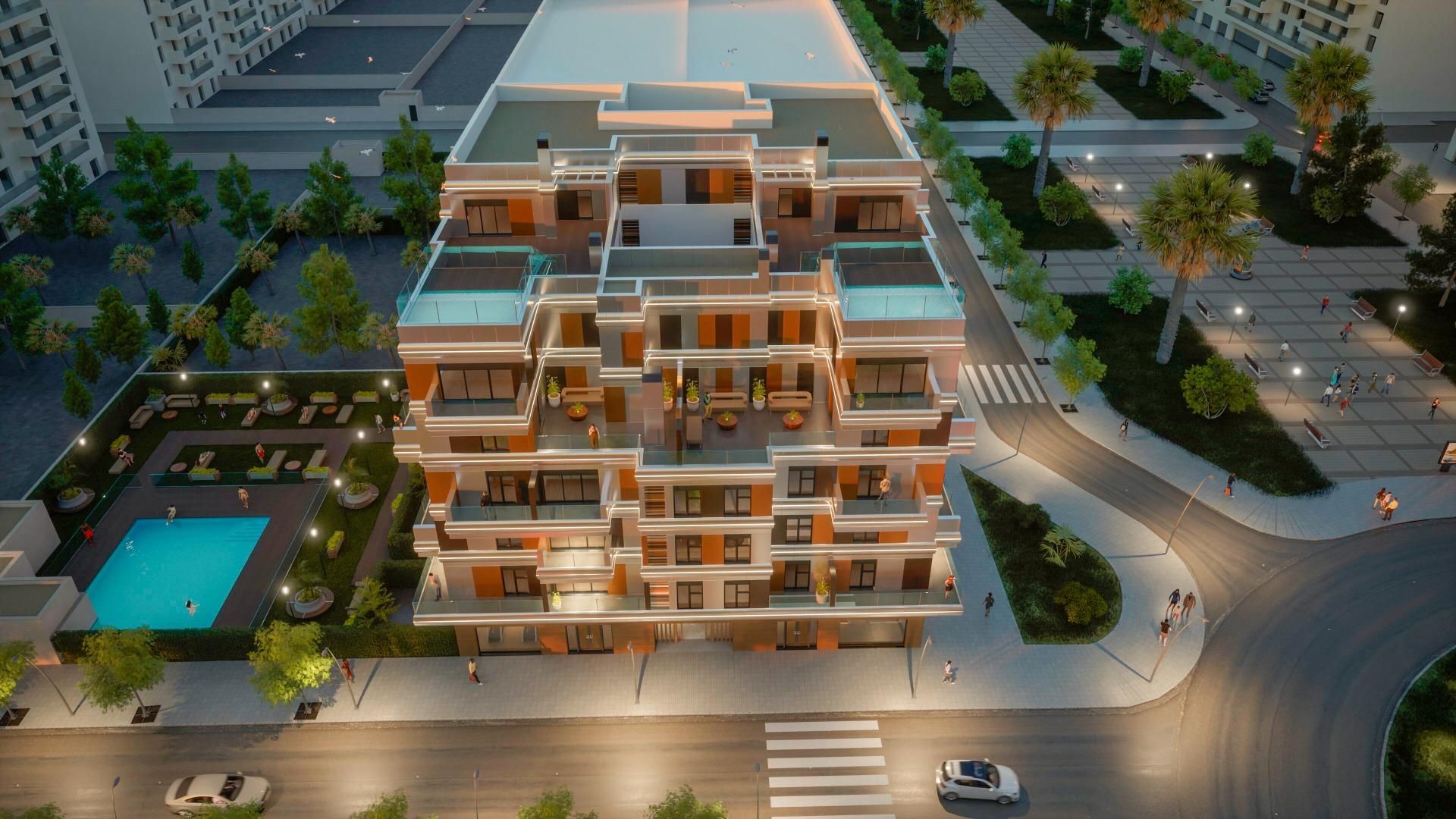 Exterior view of Apartment for sale in Badajoz Capital  with Air Conditioner, Heating and Private garden