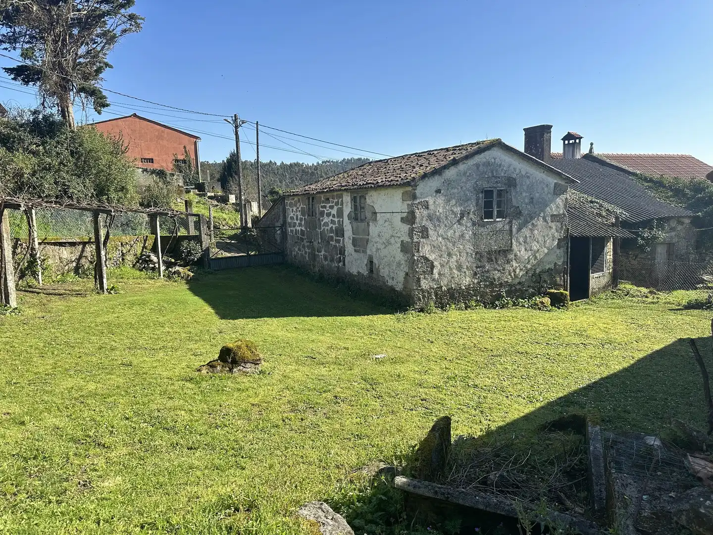 Vista exterior de Casa o xalet en venda en Teo amb Jardí privat