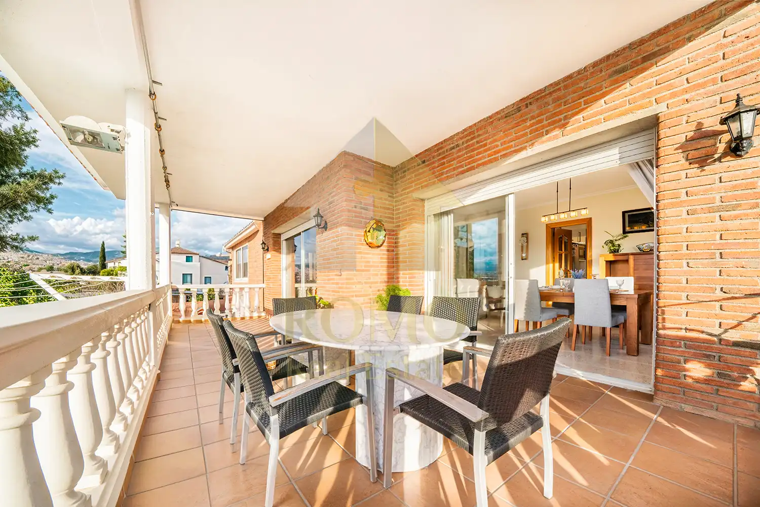 Terraza de Casa o chalet en venta en L'Ametlla del Vallès con Aire acondicionado, Calefacción y Jardín privado