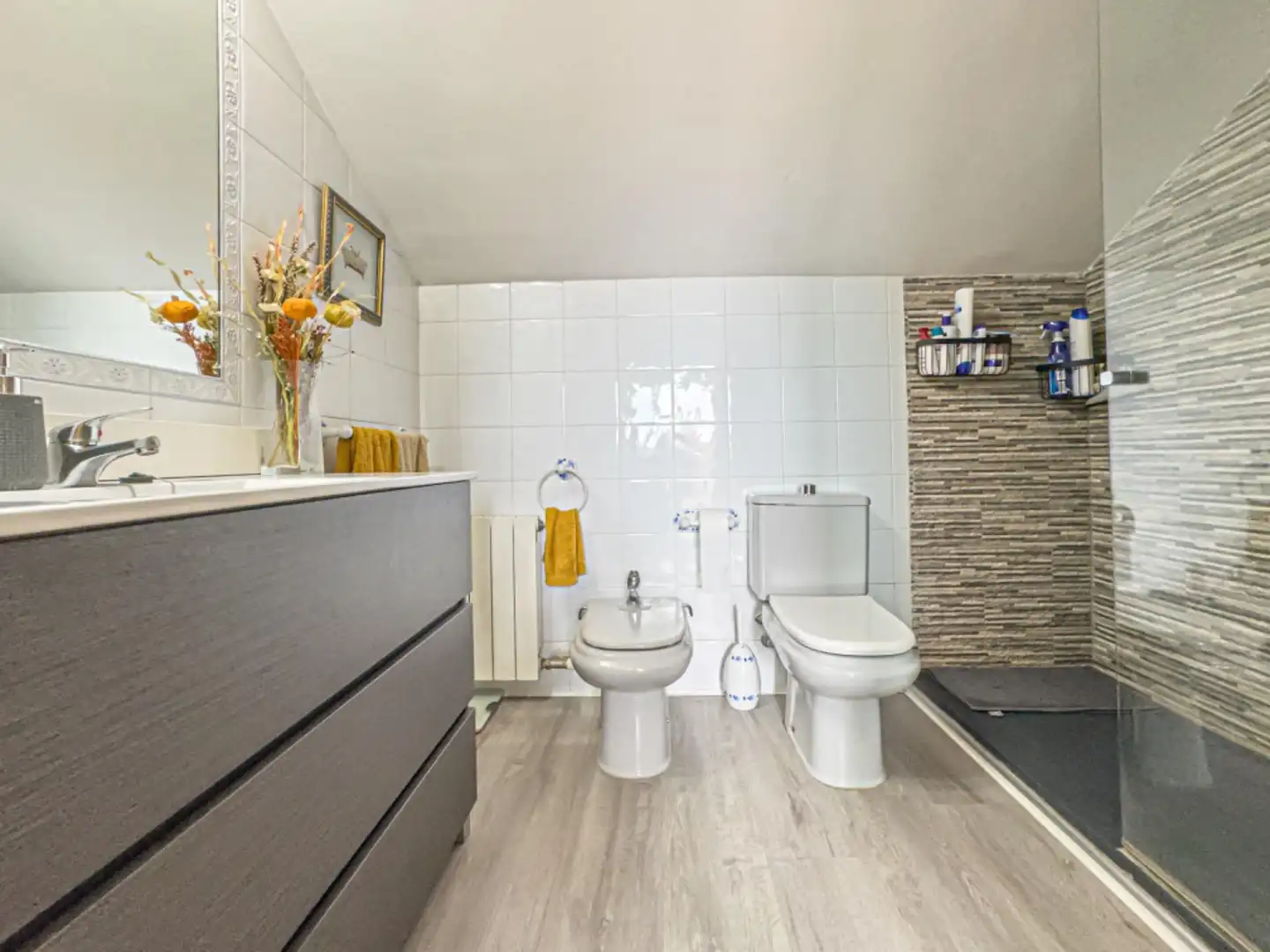 Bathroom of Attic for sale in Sant Pere de Ribes  with Heating, Private garden and Parquet flooring
