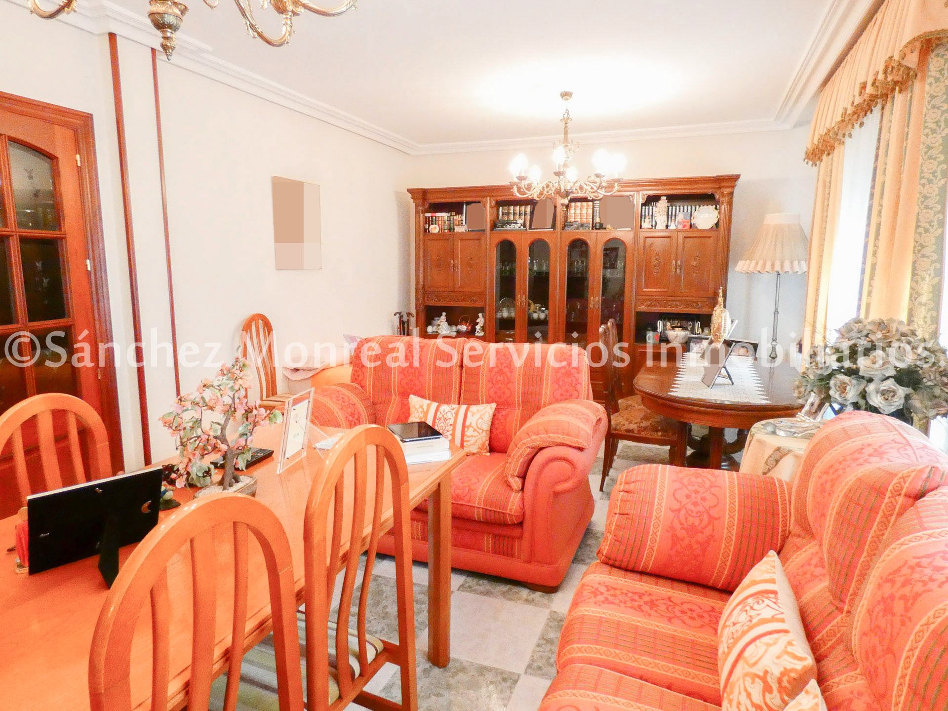 Living room of Single-family semi-detached for sale in Alcázar de San Juan  with Air Conditioner, Heating and Private garden