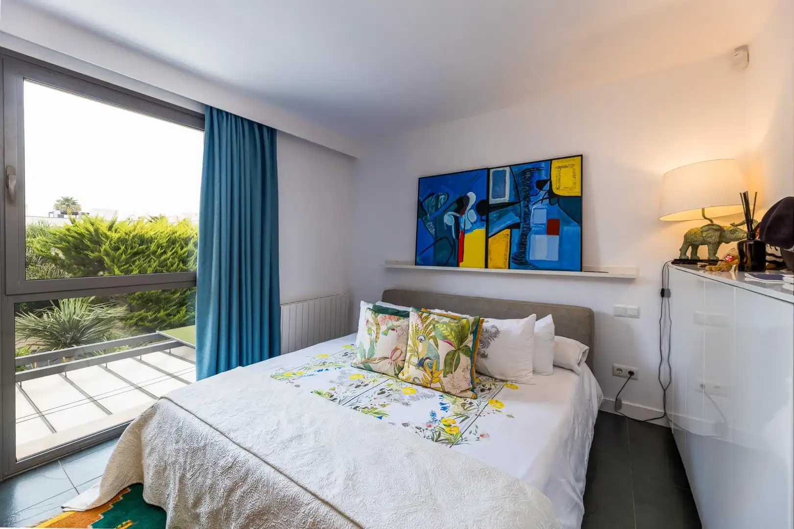 Habitación de Casa adosada de alquiler en  Palma de Mallorca con Aire acondicionado, Jardín privado y Terraza