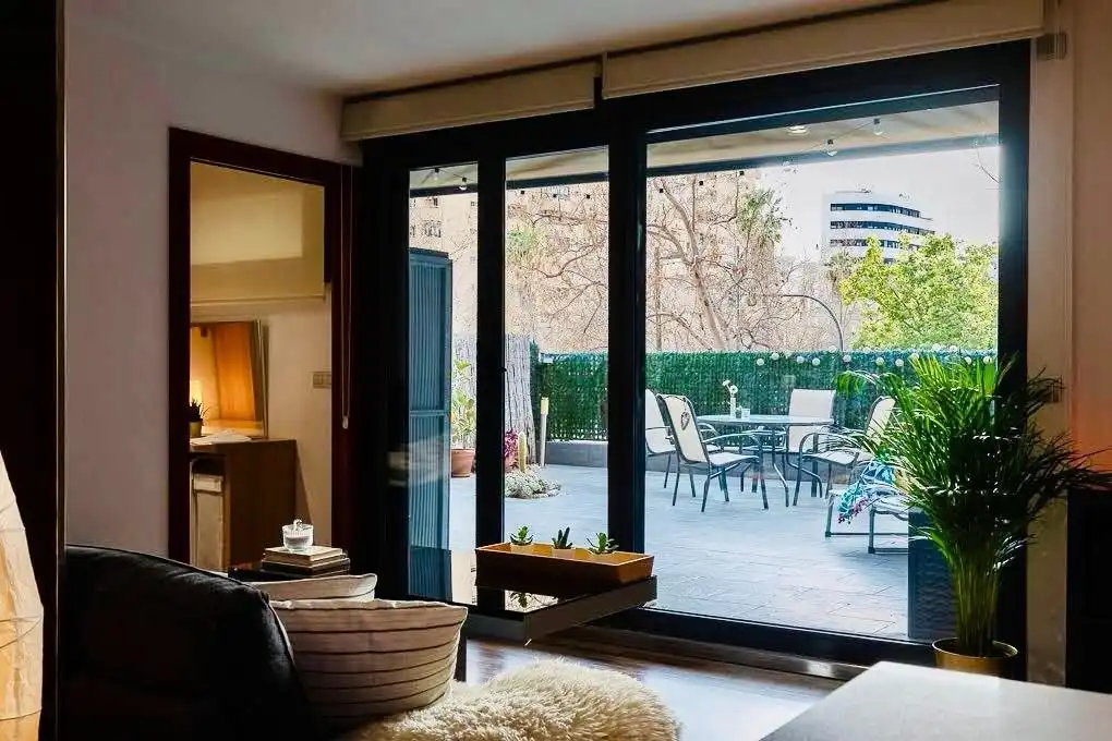 Terraza de Piso de alquiler en Valencia con Amueblado