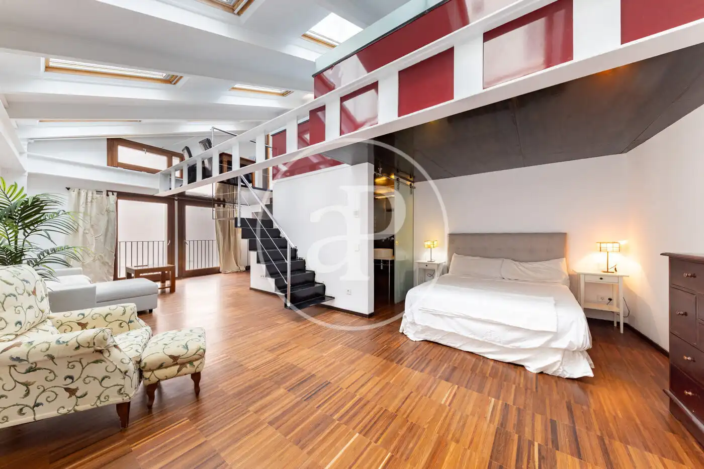 Living room of Flat for rent in  Palma de Mallorca  with Air Conditioner, Heating and Furnished