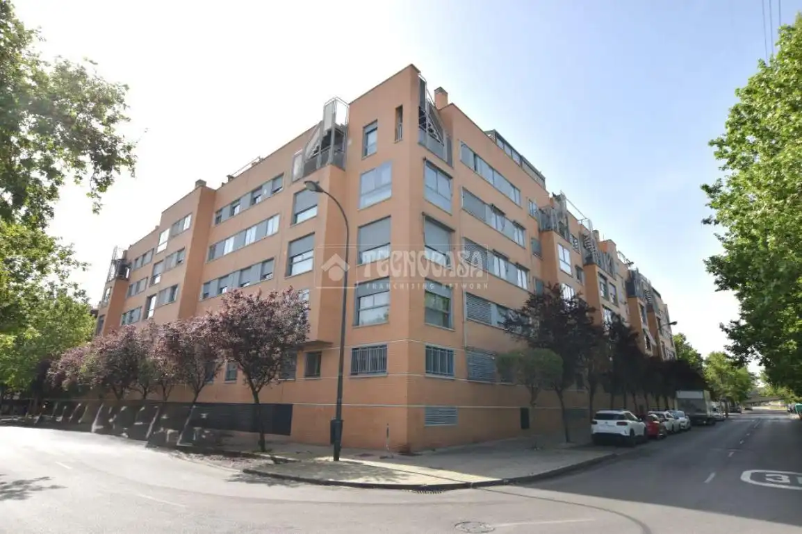 Exterior view of Flat for sale in Getafe  with Air Conditioner, Heating and Parquet flooring
