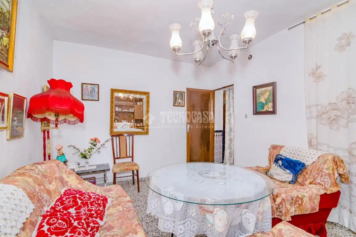 Sala de estar de Casa adosada en venta en Alhendín con Terraza