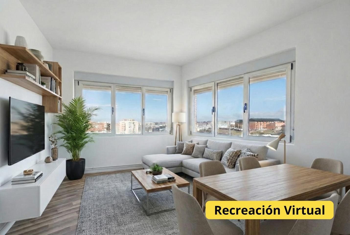 Sala d'estar de Pis en venda en Ávila Capital amb Calefacció, Parquet i Terrassa