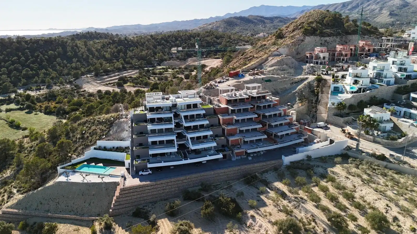 Vista exterior de Apartament en venda en Finestrat amb Aire condicionat, Calefacció i Terrassa