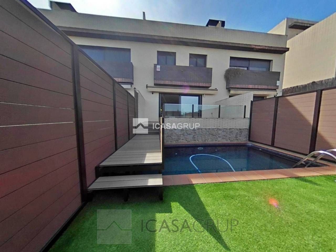 Terrassa de Casa adosada de lloguer en Sant Quirze del Vallès amb Aire condicionat, Calefacció i Jardí privat