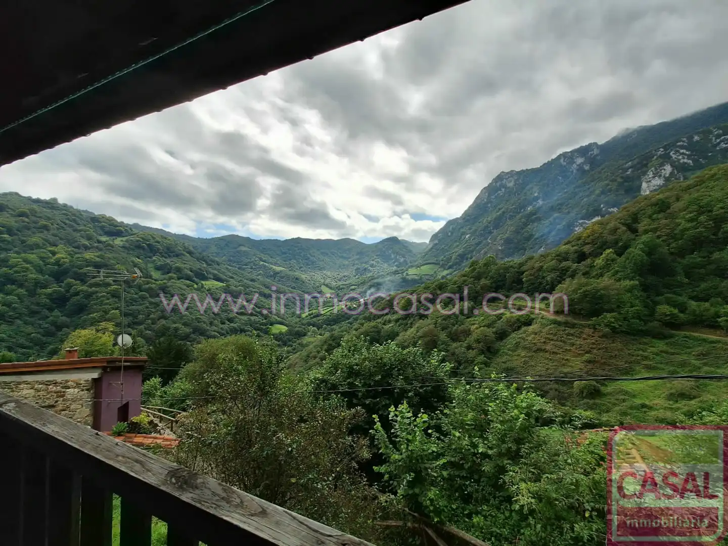 Vista exterior de Casa o chalet en venta en Riosa con Calefacción y Amueblado