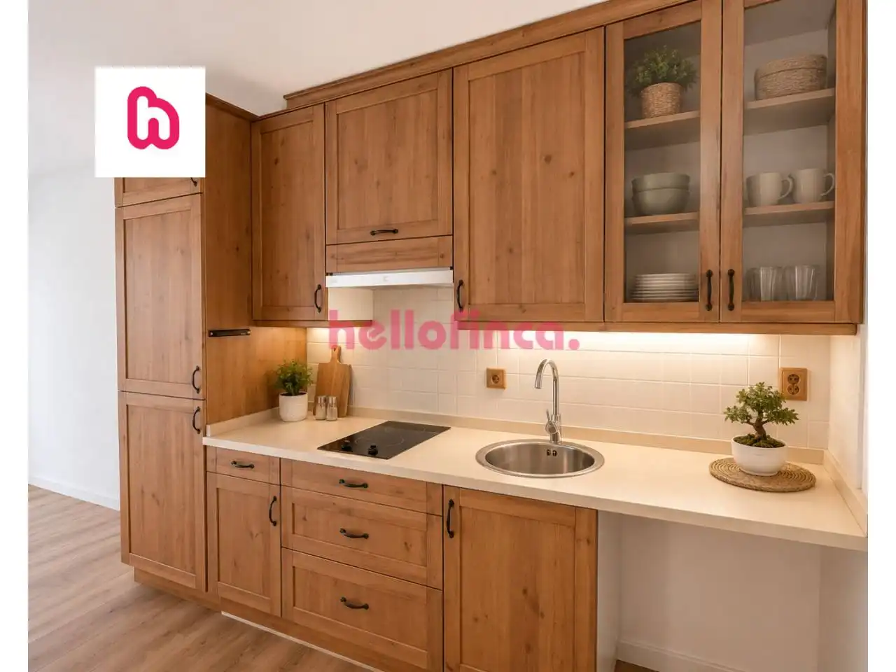 Cuina de Pis en venda en Santa Eulàlia de Ronçana amb Aire condicionat, Calefacció i Parquet