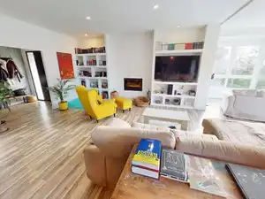 Sala de estar de Casa o chalet en venta en Galapagar con Aire acondicionado, Jardín privado y Terraza