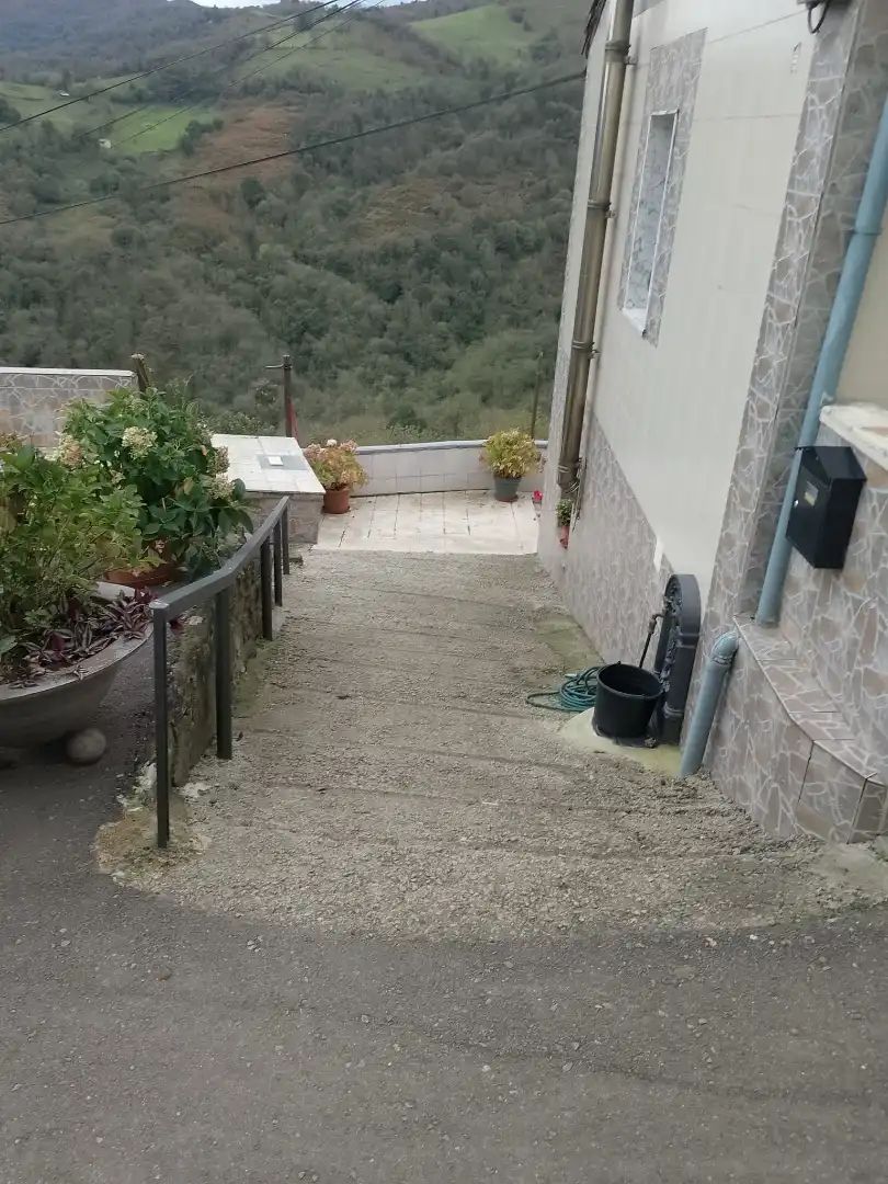 Terrasse von Einfamilien-Reihenhaus zum Verkauf in Langreo mit Heizung, Parkett und Terrasse