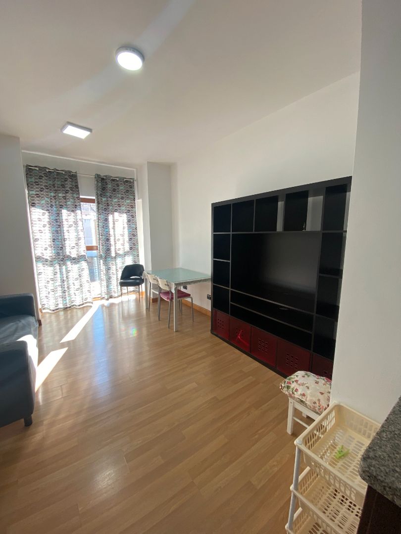 Sala de estar de Apartamento de alquiler en Málaga Capital con Amueblado, Lavadora y Microondas