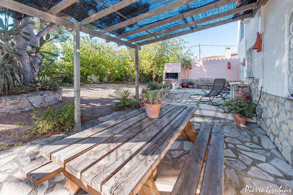 Terrassa de Casa o xalet en venda en Mont-roig del Camp amb Aire condicionat, Calefacció i Jardí privat