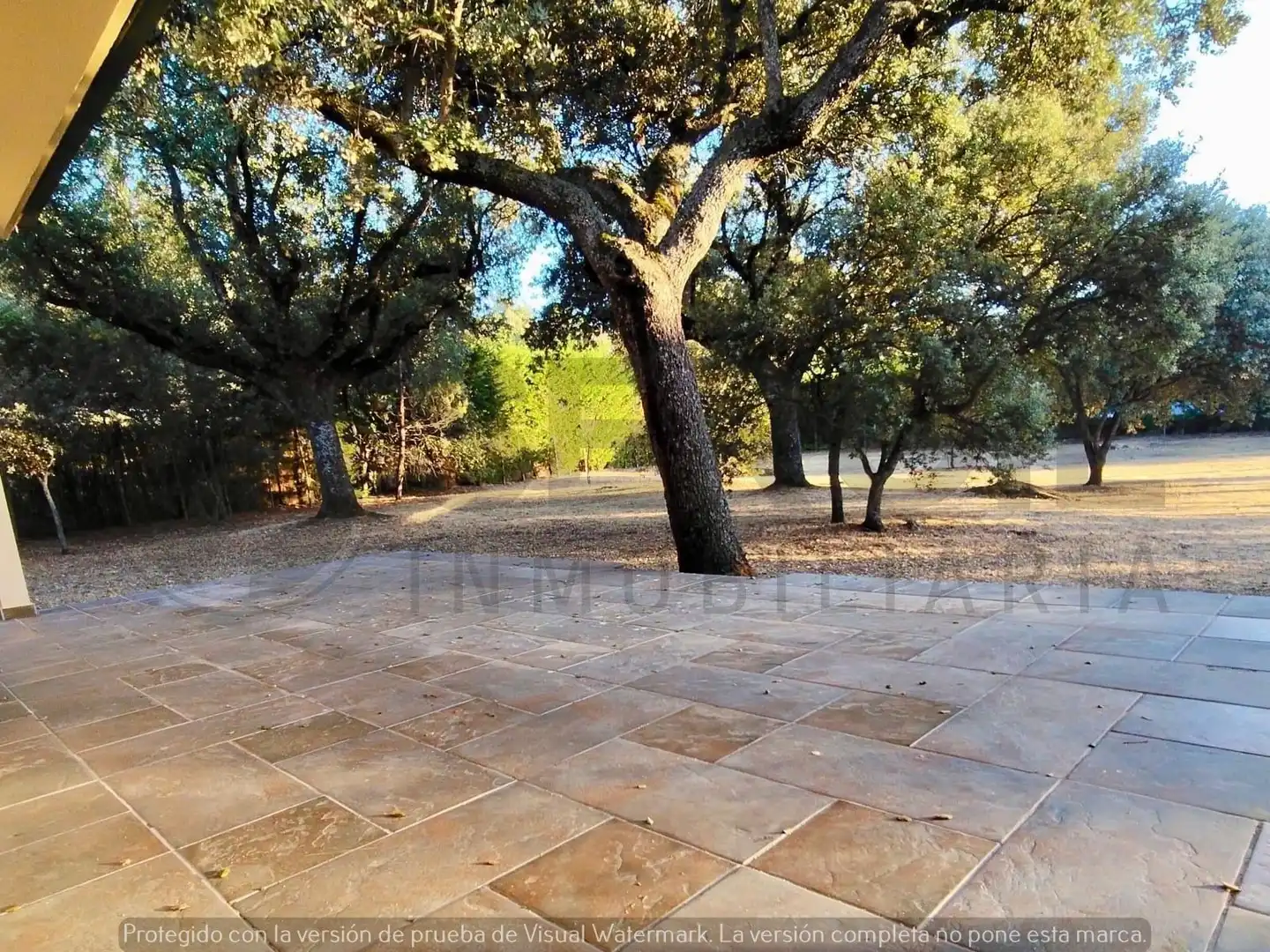 Terrassa de Casa o xalet en venda en Navas de Riofrío amb Calefacció, Jardí privat i Traster