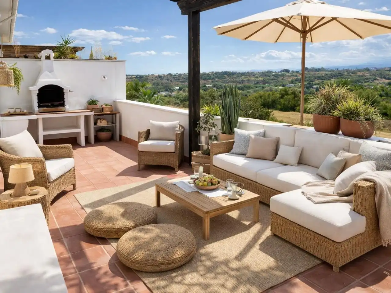 Penthouse with garden for sale in Camino el Chorro 7