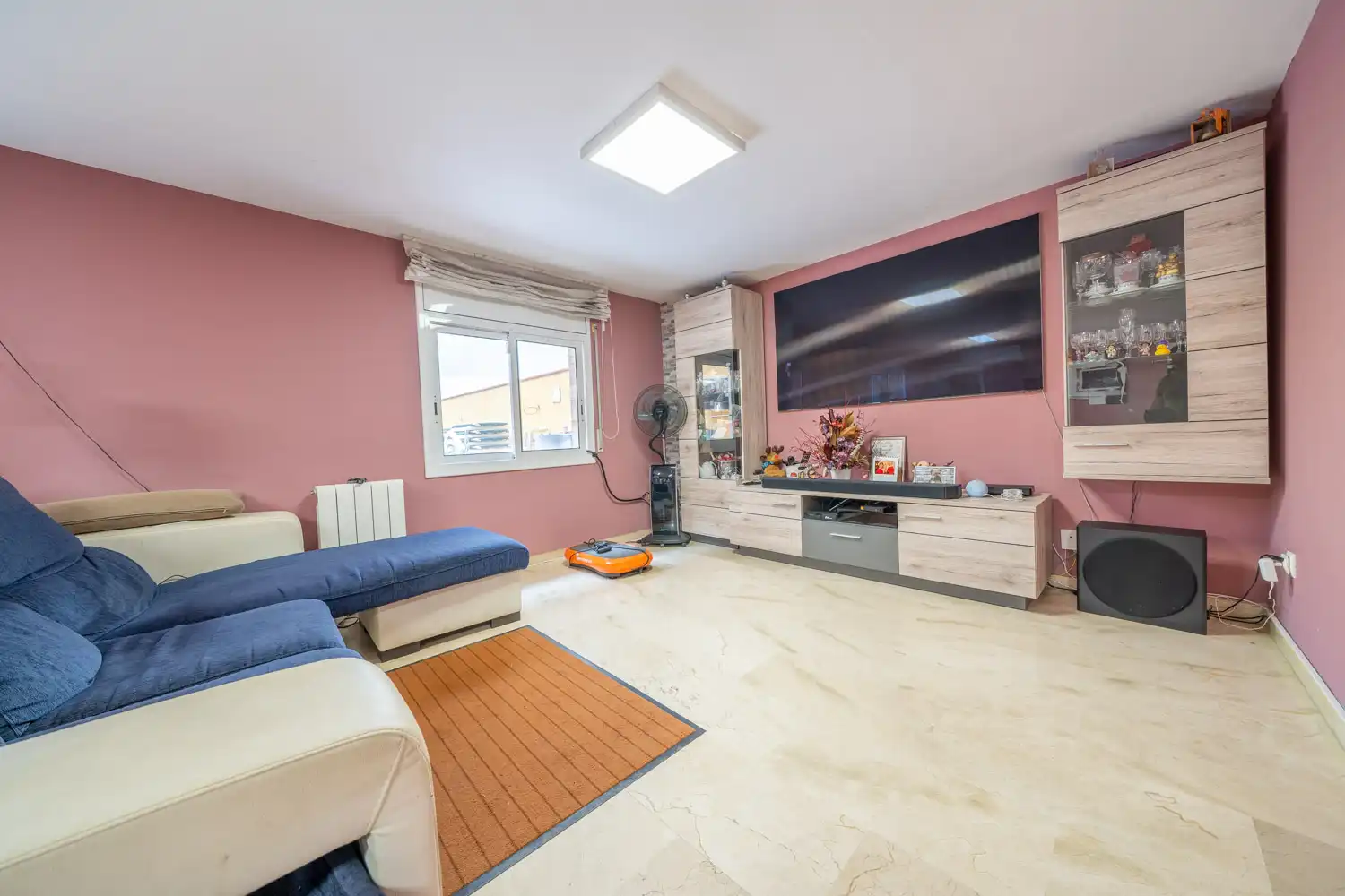 Sala de estar de Dúplex en venta en Badalona con Aire acondicionado, Calefacción y Terraza