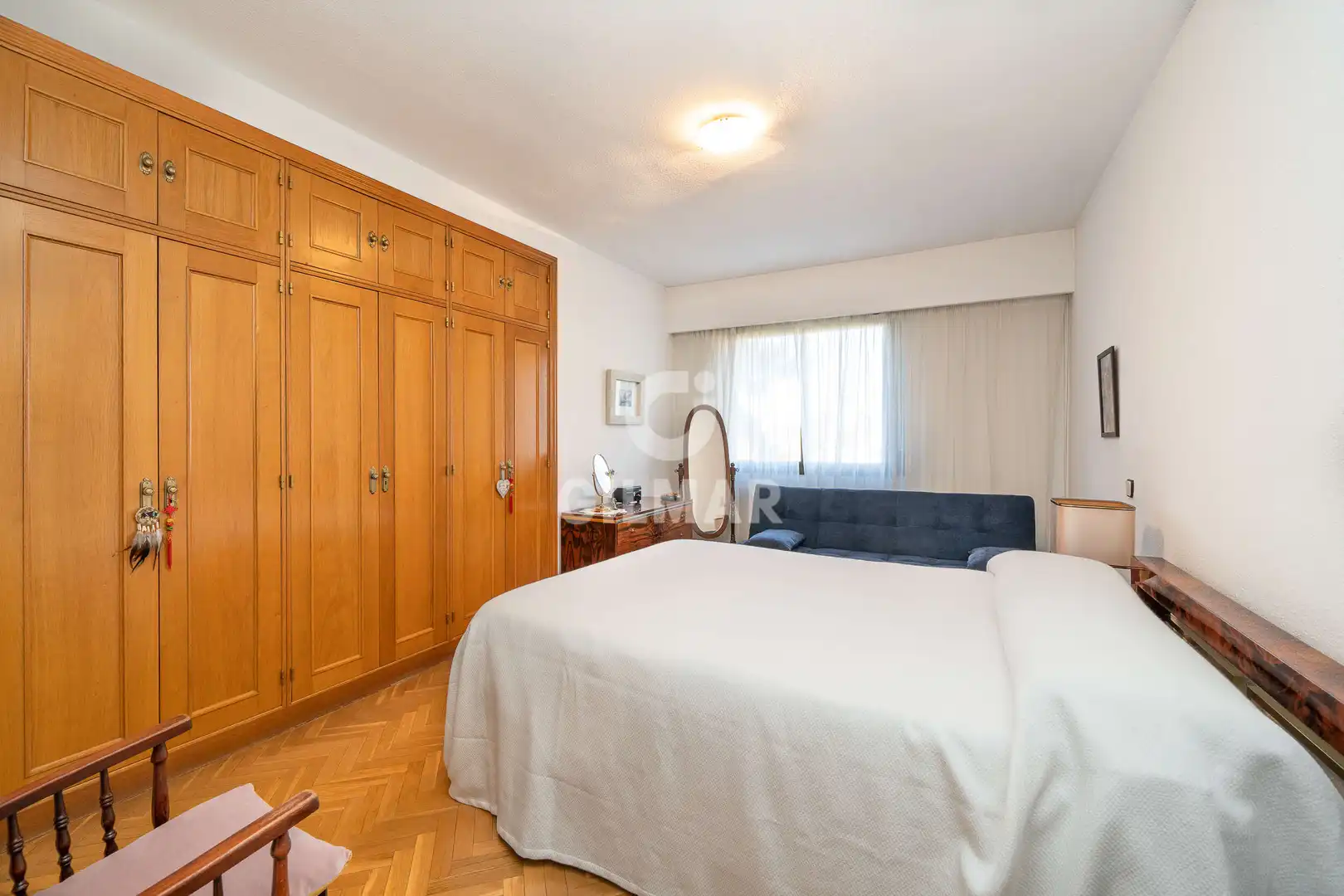 Bedroom of Flat for sale in Madrid  with Heating, Private garden and Storage room
