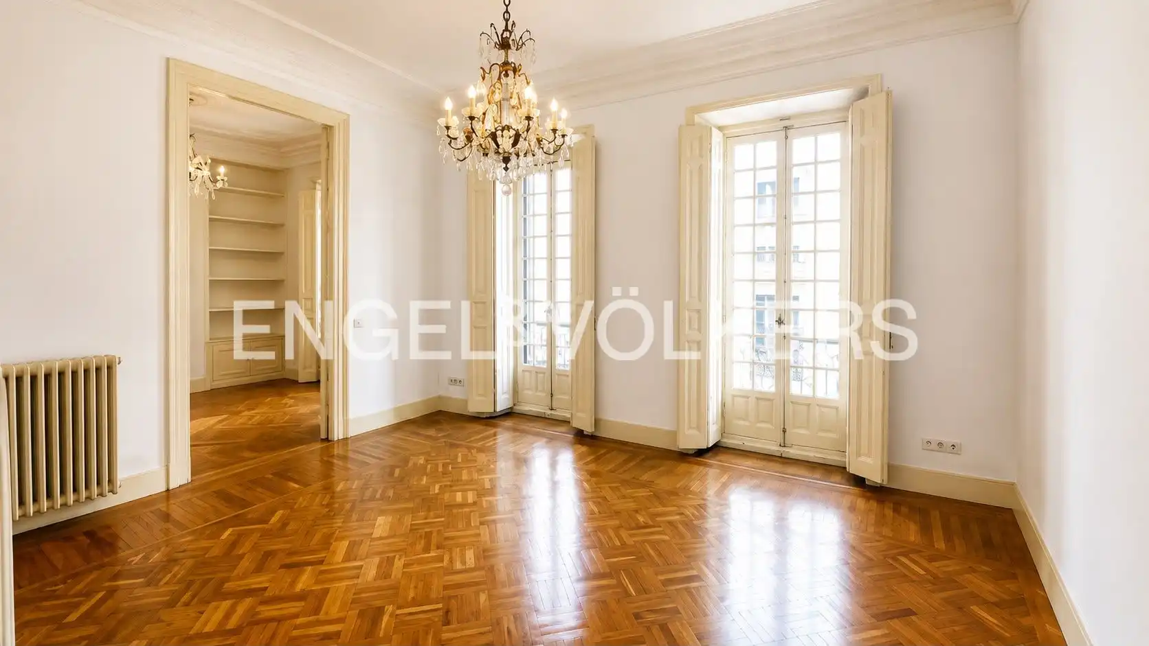 Comedor de Apartamento de alquiler en Madrid con Aire acondicionado, Calefacción y Terraza