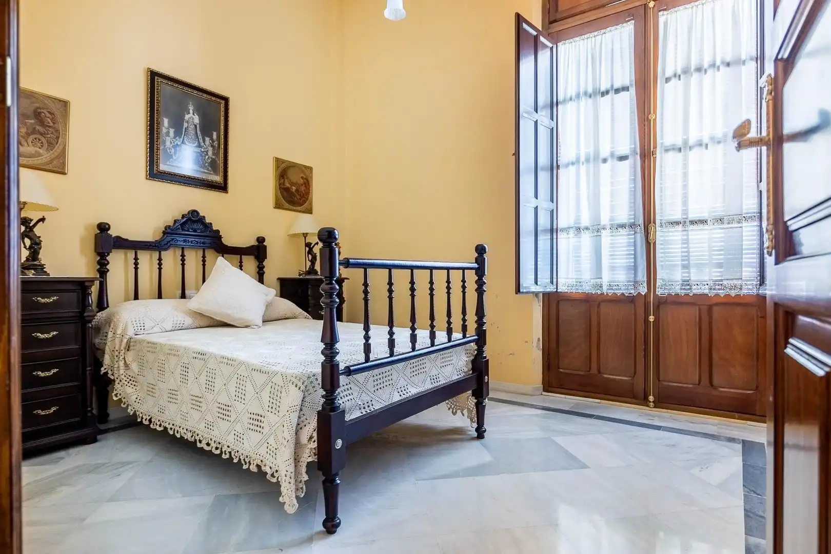 Schlafzimmer von Country house zum Verkauf in Villalba del Alcor mit Klimaanlage, Privatgarten und Abstellraum