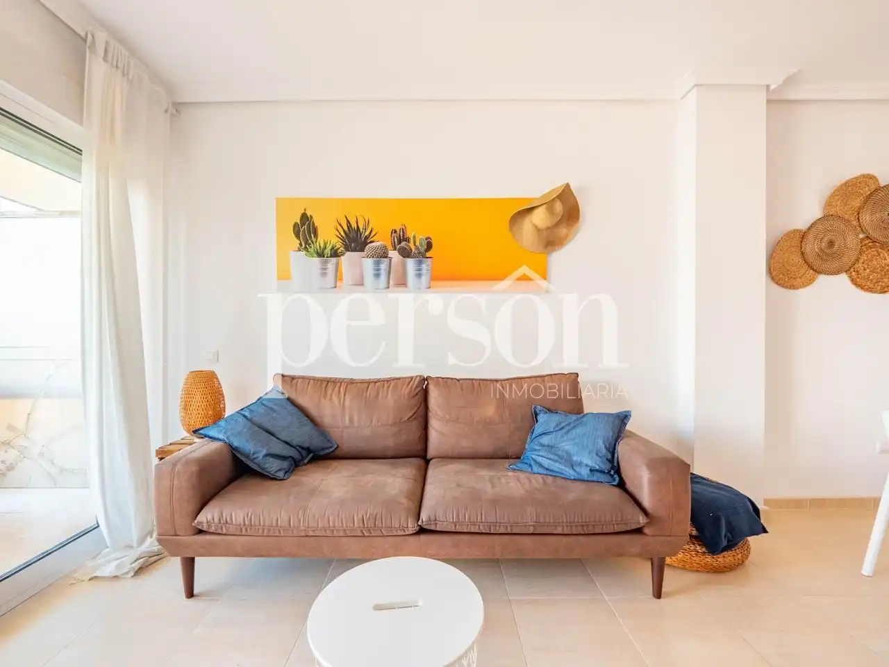 Wohnzimmer von Wohnung zum Verkauf in Moncofa mit Klimaanlage, Heizung und Terrasse