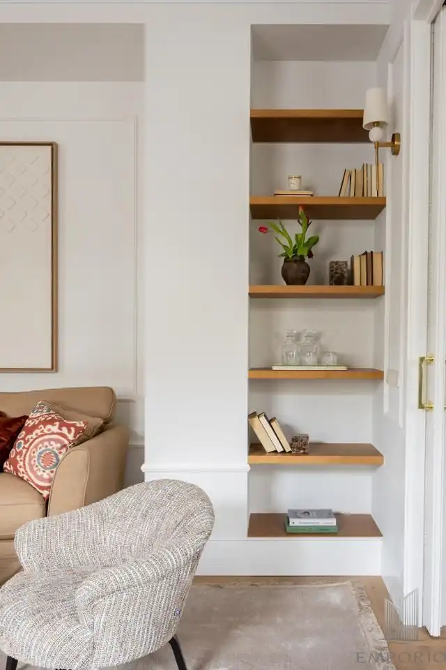 Wohnzimmer von Wohnung zum Verkauf in Madrid mit Klimaanlage, Heizung und Terrasse