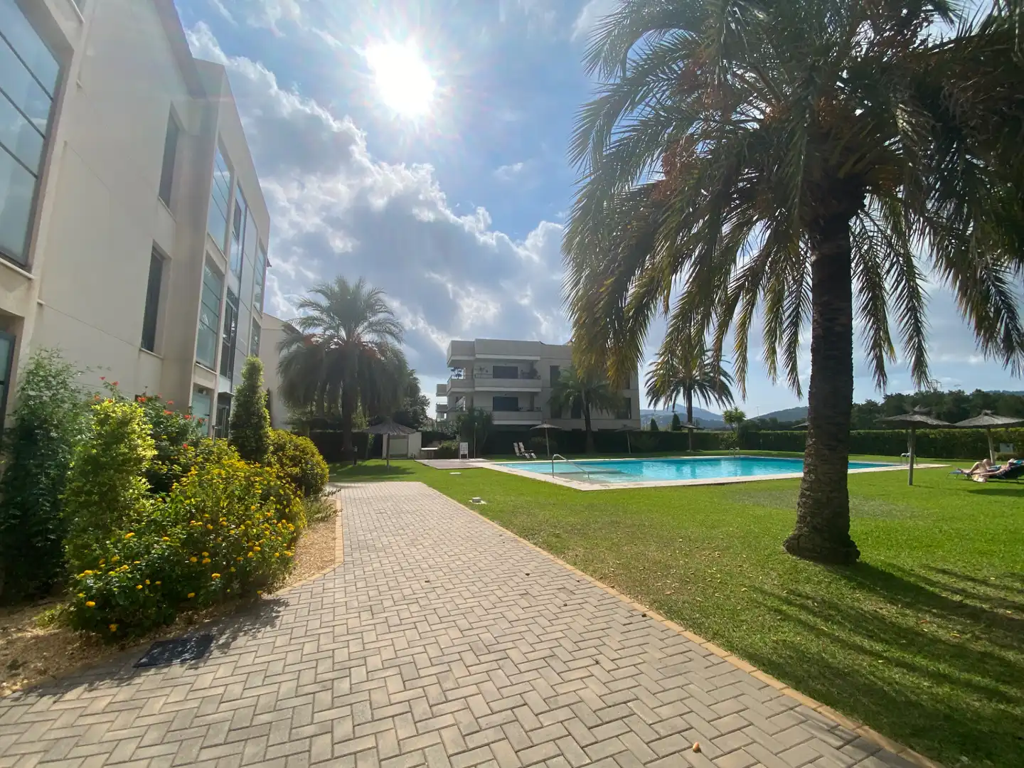 Piscina de Dúplex de alquiler en Jávea / Xàbia con Aire acondicionado, Calefacción y Amueblado
