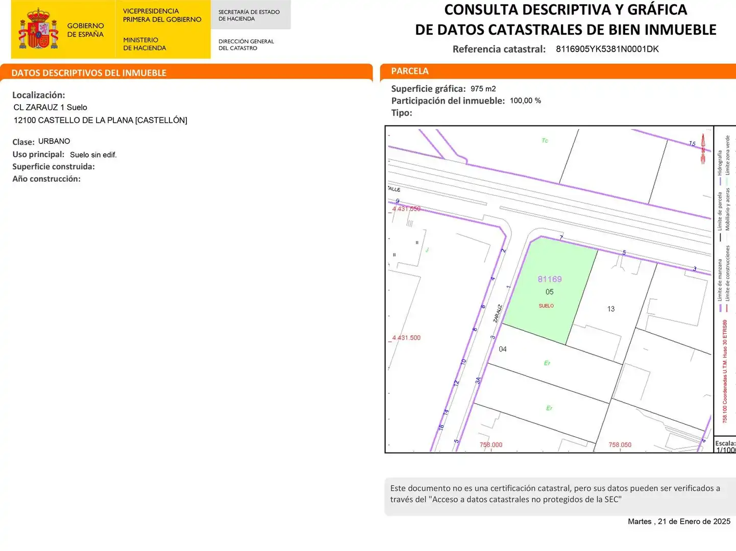 Terreny residencial en venda a Calle ZARAUZ 1, imagen 8