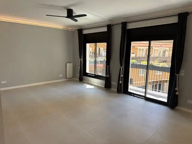 Sala d'estar de Pis de lloguer en Barcelona amb Aire condicionat, Calefacció i Terrassa