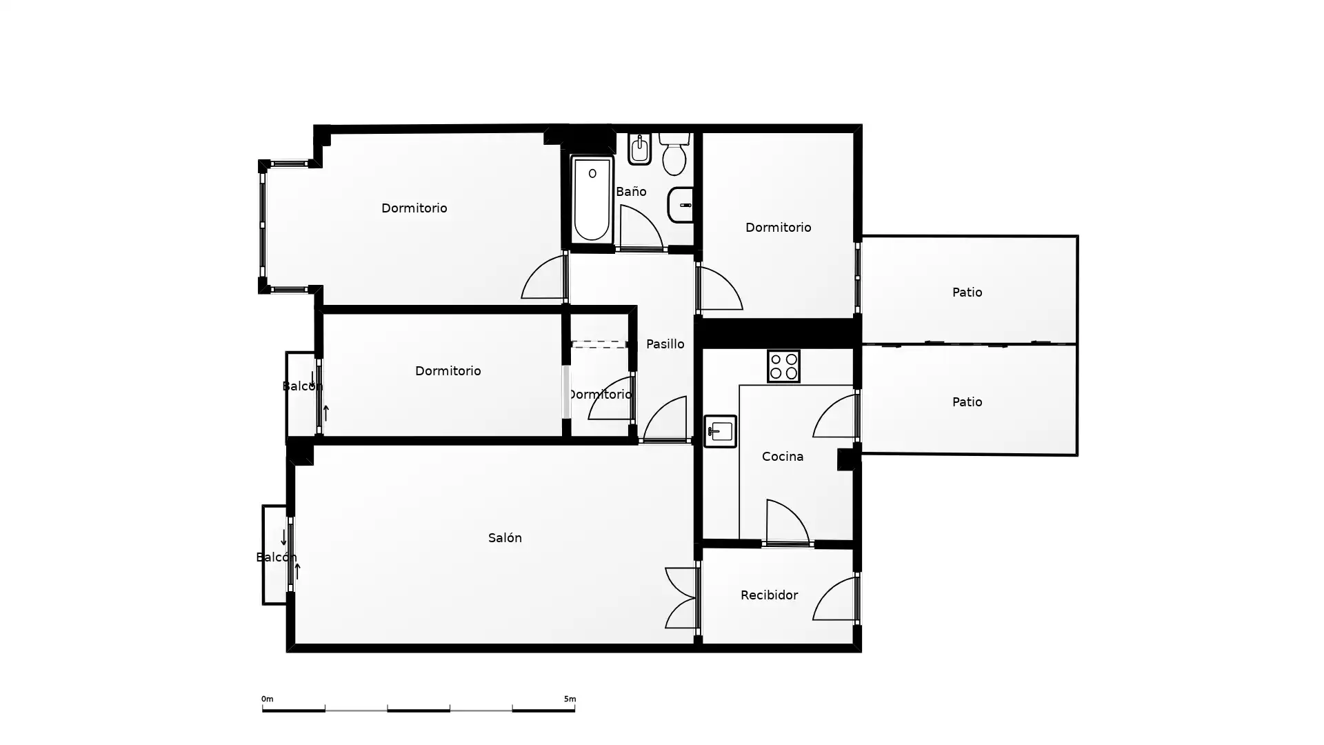 Wohnung zum Verkauf in Benavente mit Heizung, Ofen und Balkon
