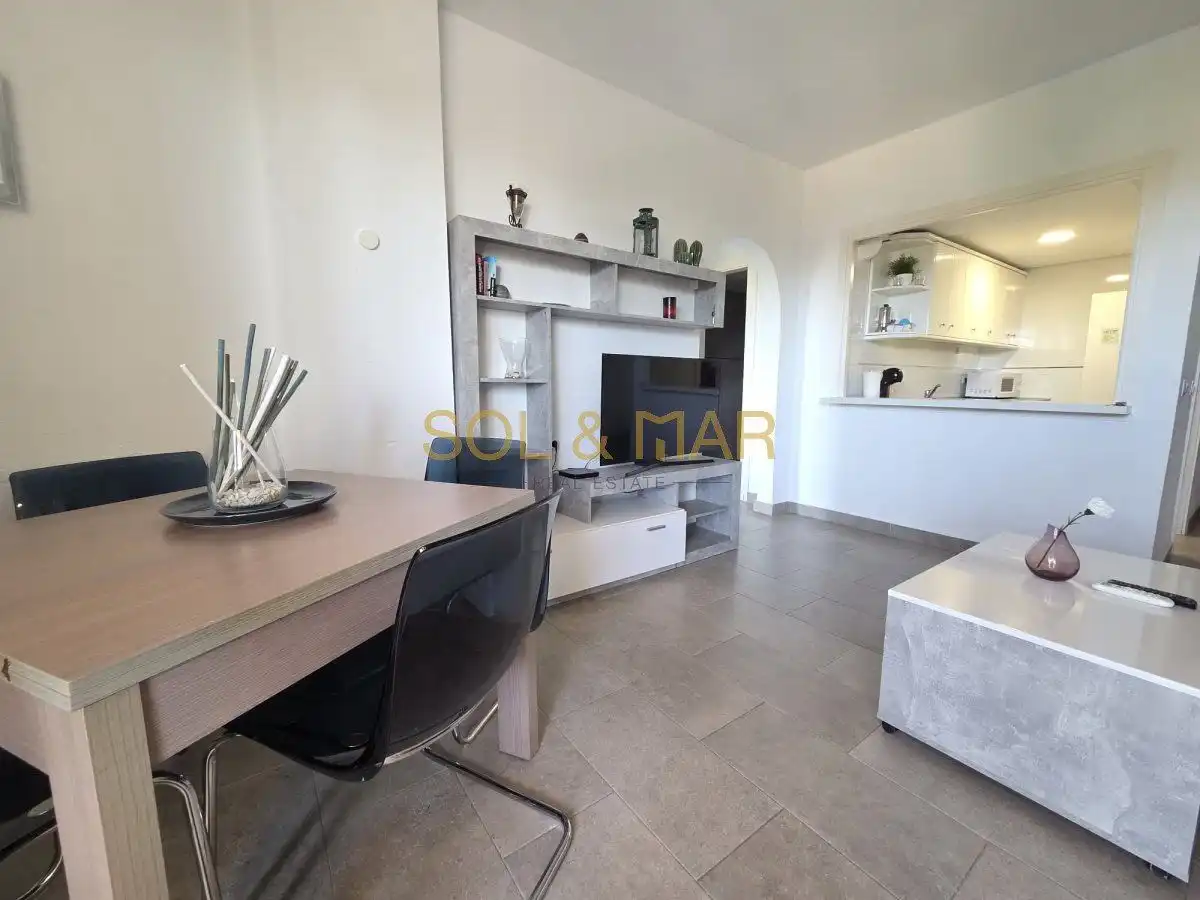 Wohnzimmer von Wohnung zum Verkauf in Torremolinos mit Klimaanlage, Heizung und Terrasse