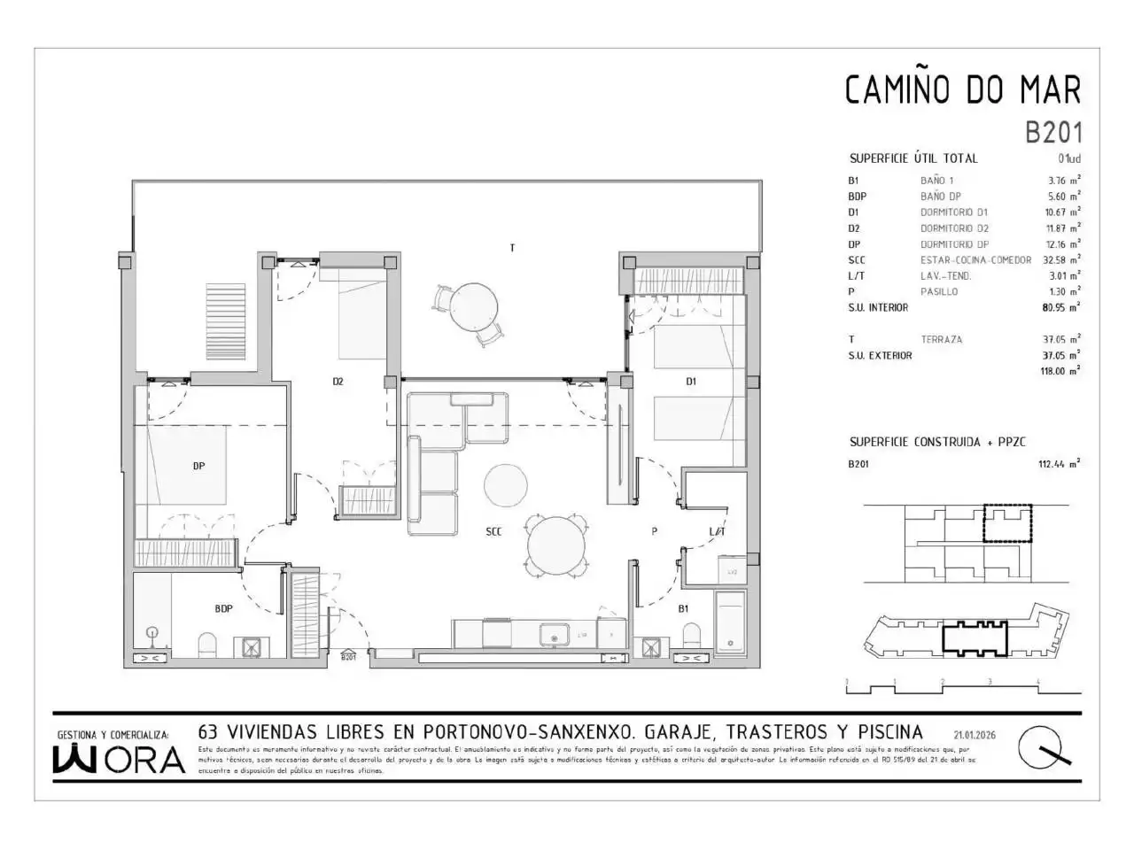 Wohnung mit Terrasse zum Verkauf in Calle Río, imagen 14