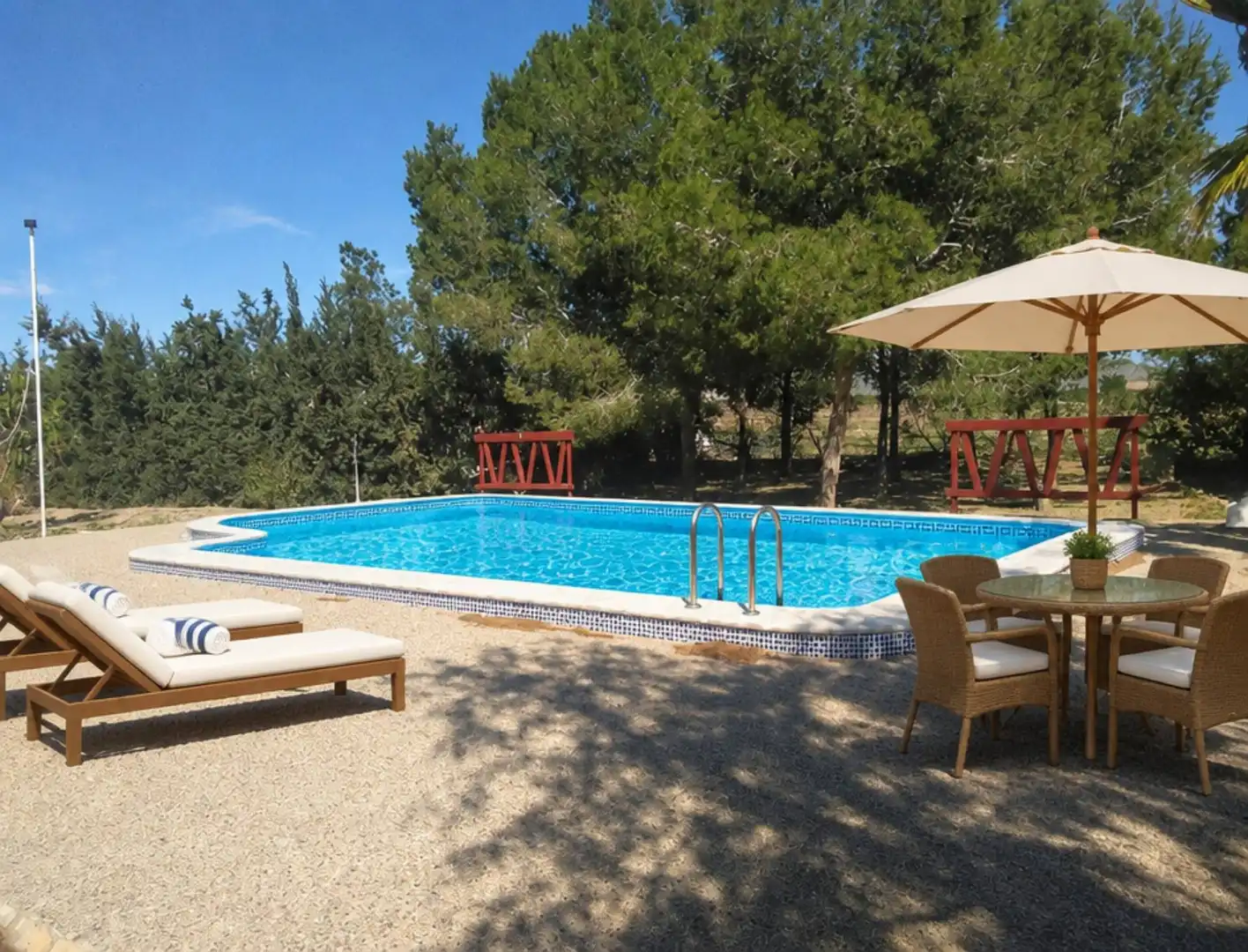 Piscina de Finca rústica en venda en Cartagena amb Calefacció, Jardí privat i Terrassa