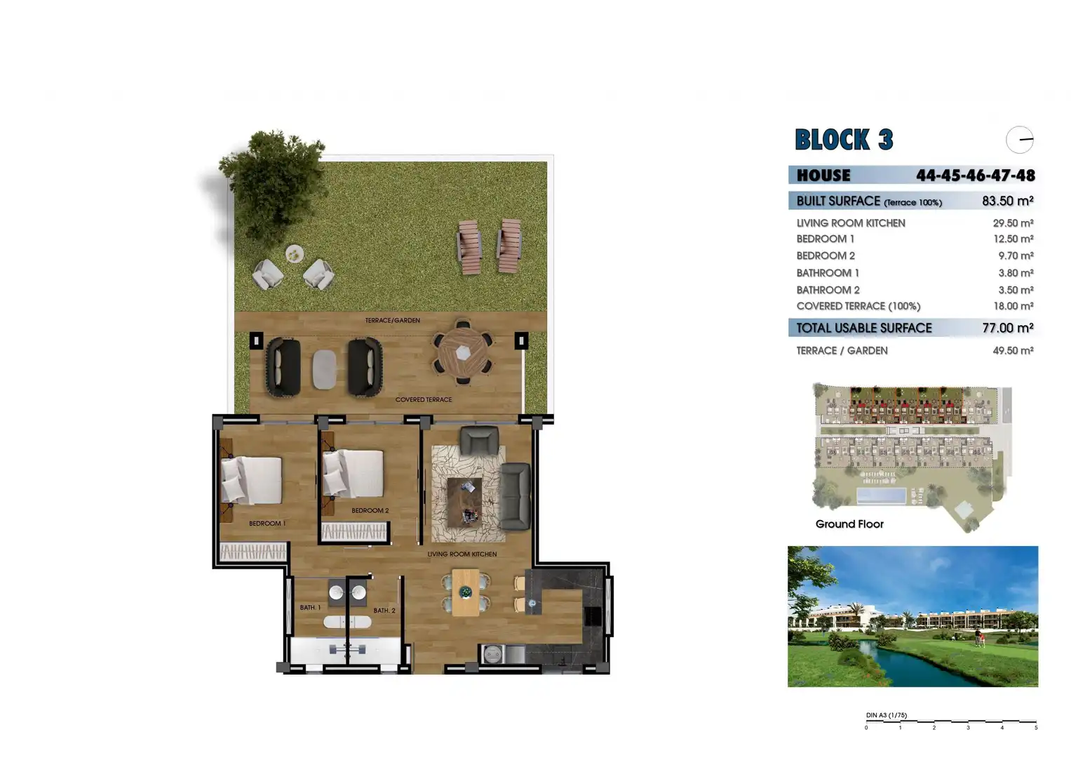 Casa a schiera con piscina in vendita a Las Lomas de Rame - Bahía Bella, imagen 50