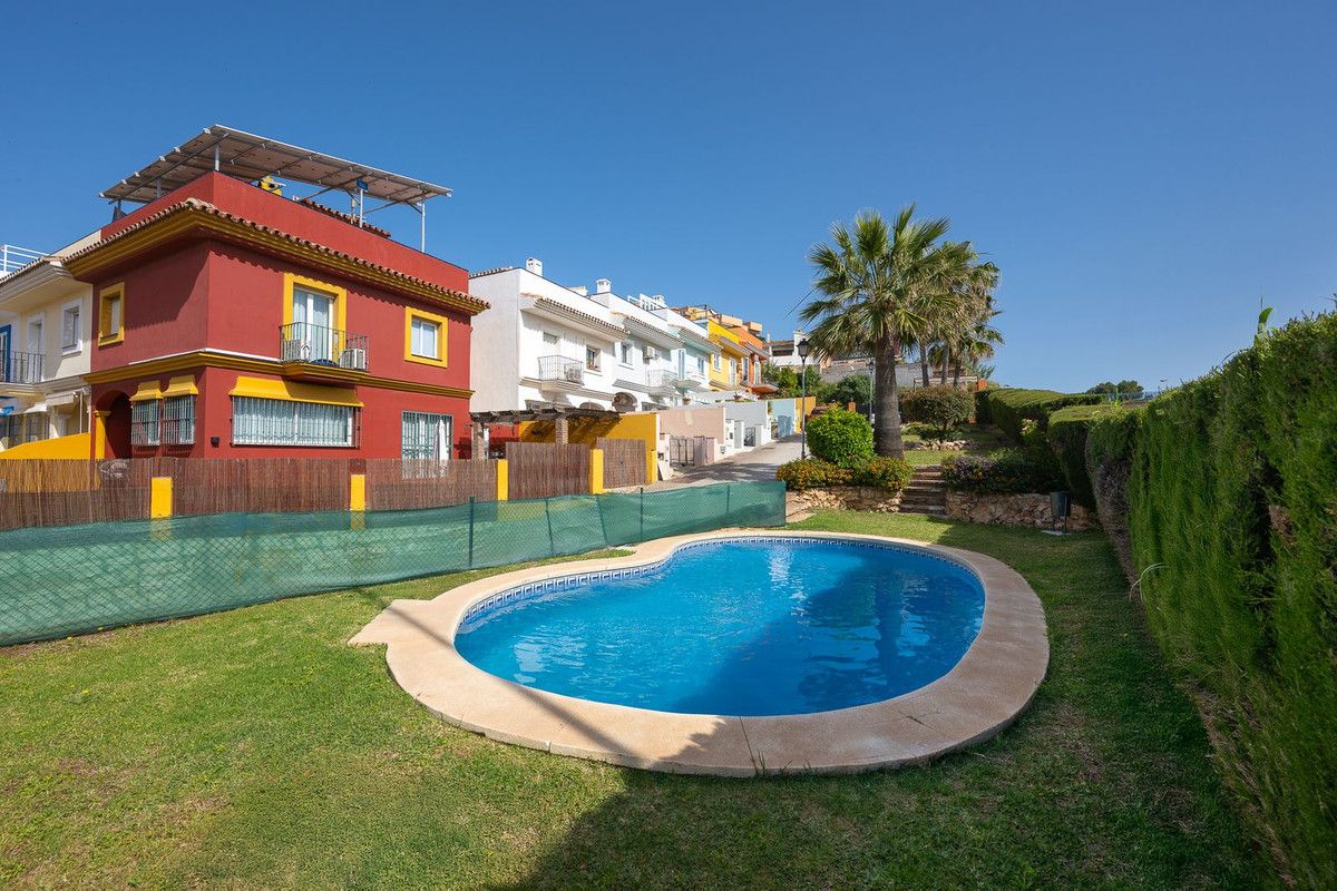 Garden of Single-family semi-detached for sale in Mijas  with Air Conditioner, Private garden and Swimming Pool