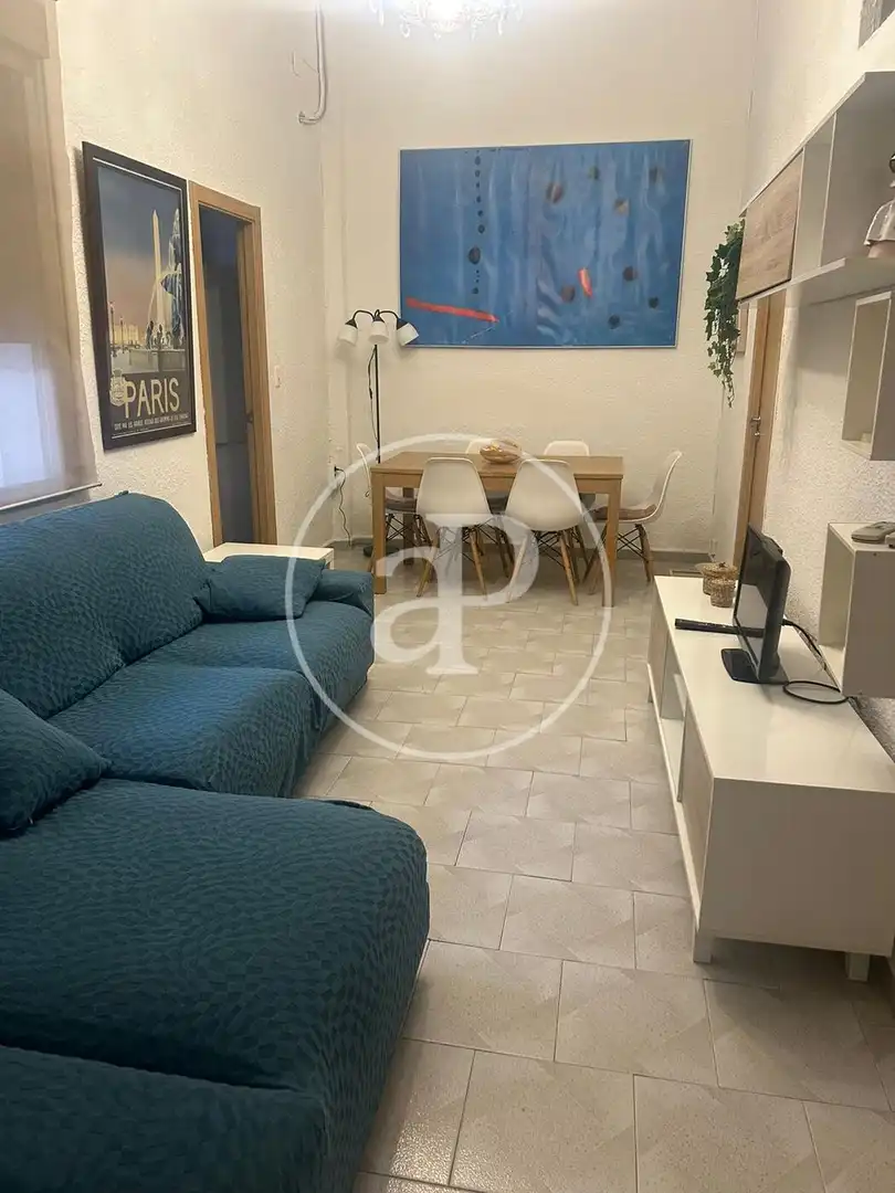 Sala d'estar de Pis de lloguer en Valencia amb Aire condicionat, Calefacció i Terrassa
