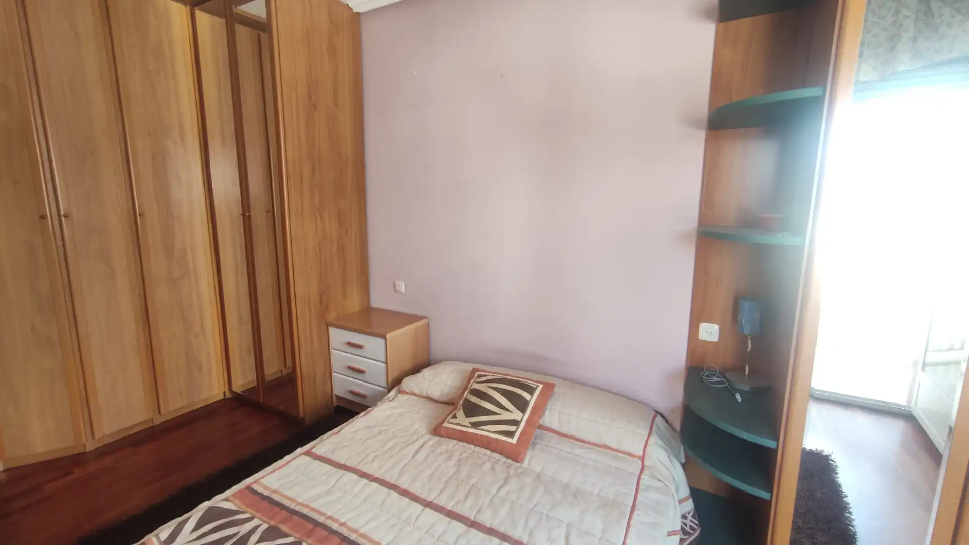 Bedroom of Flat for rent in Ourense Capital   with Heating, Furnished and Oven